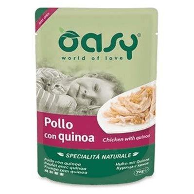 Oasy Specialità Naturale Pollo con Quinoa 70gr Oasy Specialità Naturale Pollo con Quinoa 70gr